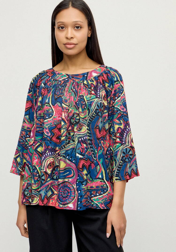 Блуза Мозайка нежности шир.  750, рис. 12