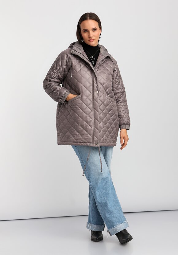 Куртка оверсайз из оригинальной ткани шир.  580, рис. 13