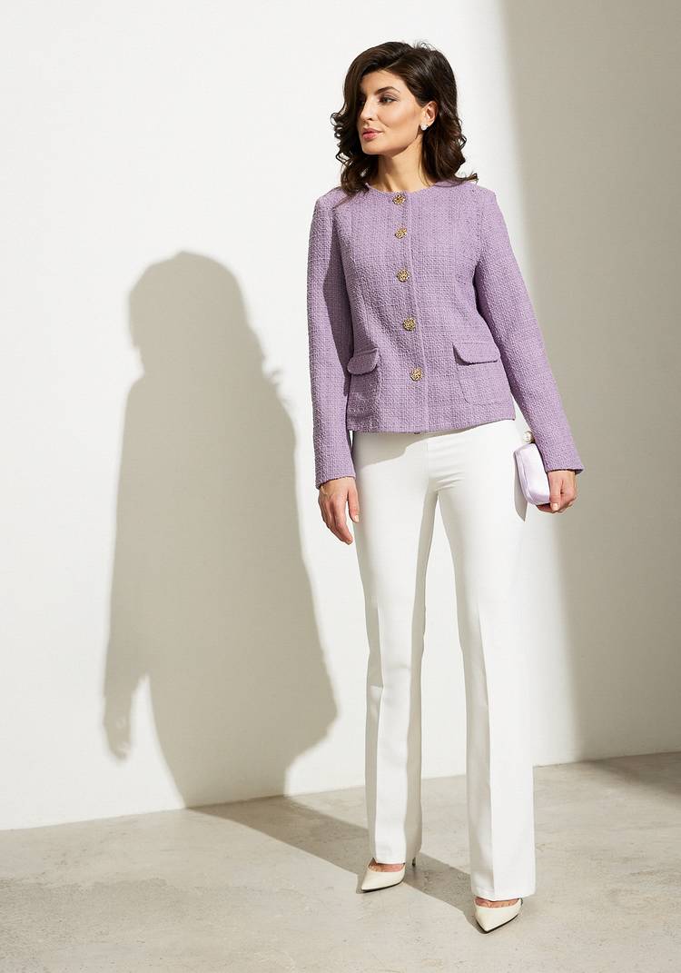 Жакет однобортный шир.  750, рис. 5