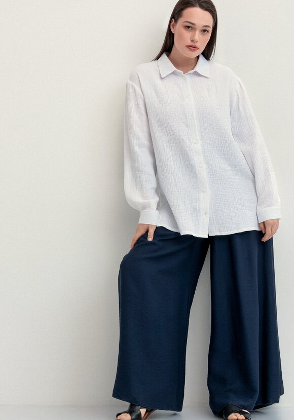 Рубашка муслиновая свободного кроя шир.  580, рис. 50