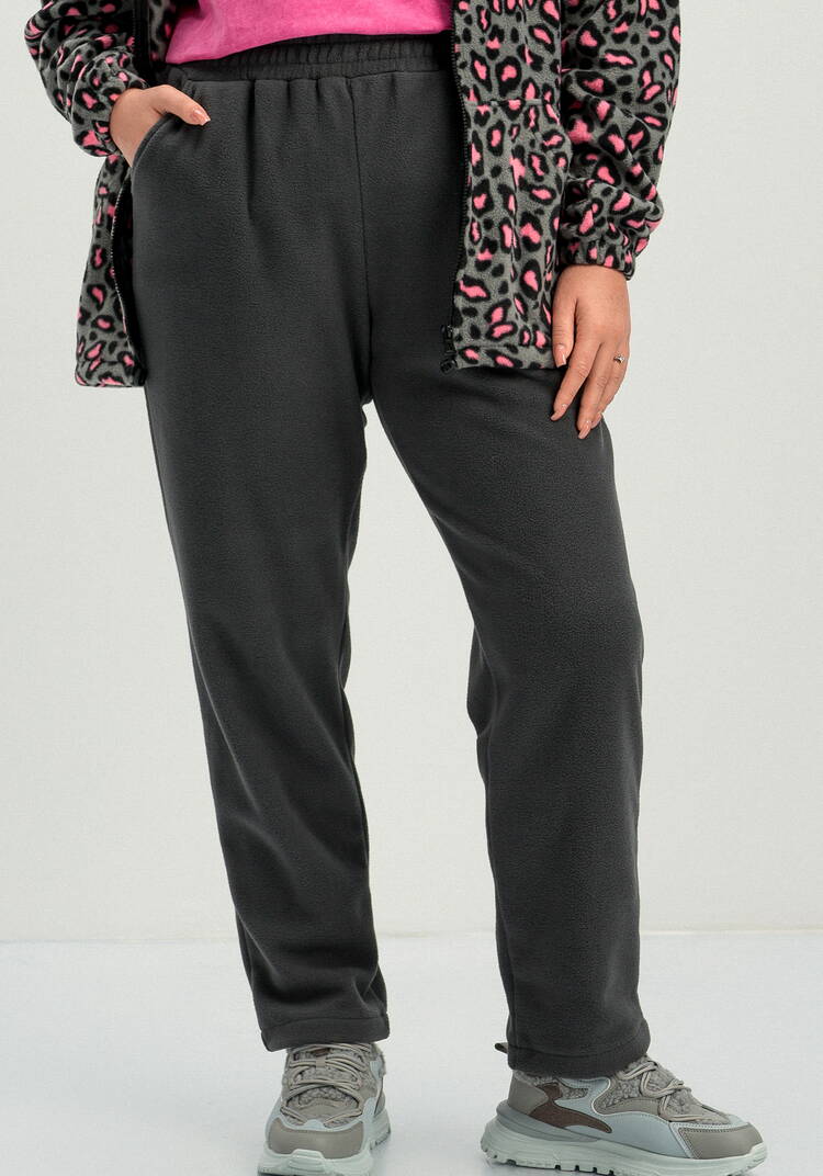 Брюки прямые из флиса на резинке шир.  750, рис. 10