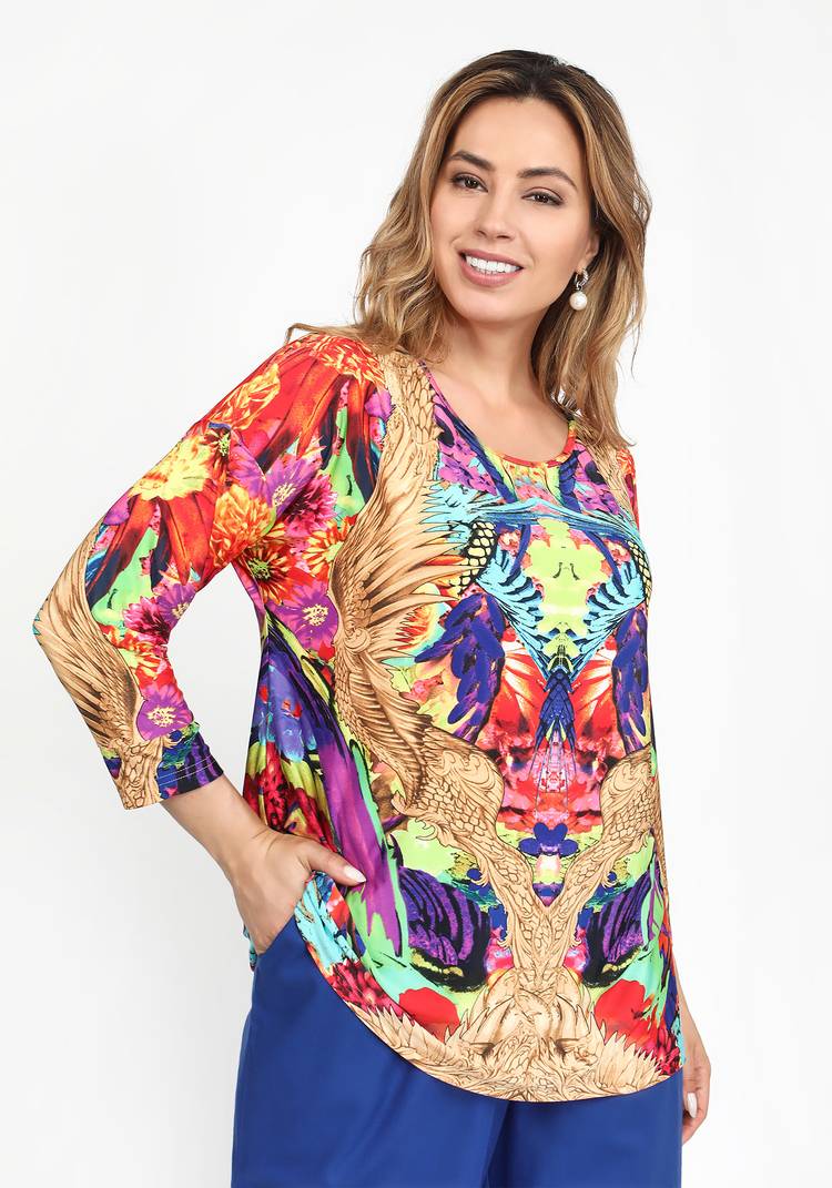 Туника полуприлегающего силуэта шир.  750, рис. 5