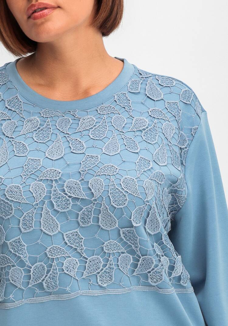 Свитшот с ажурным декором шир.  750, рис. 28