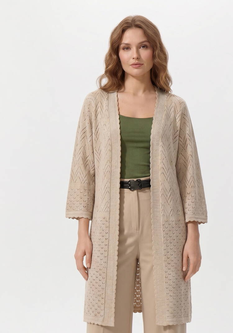 Кардиган Нежный ажур шир.  750, рис. 9