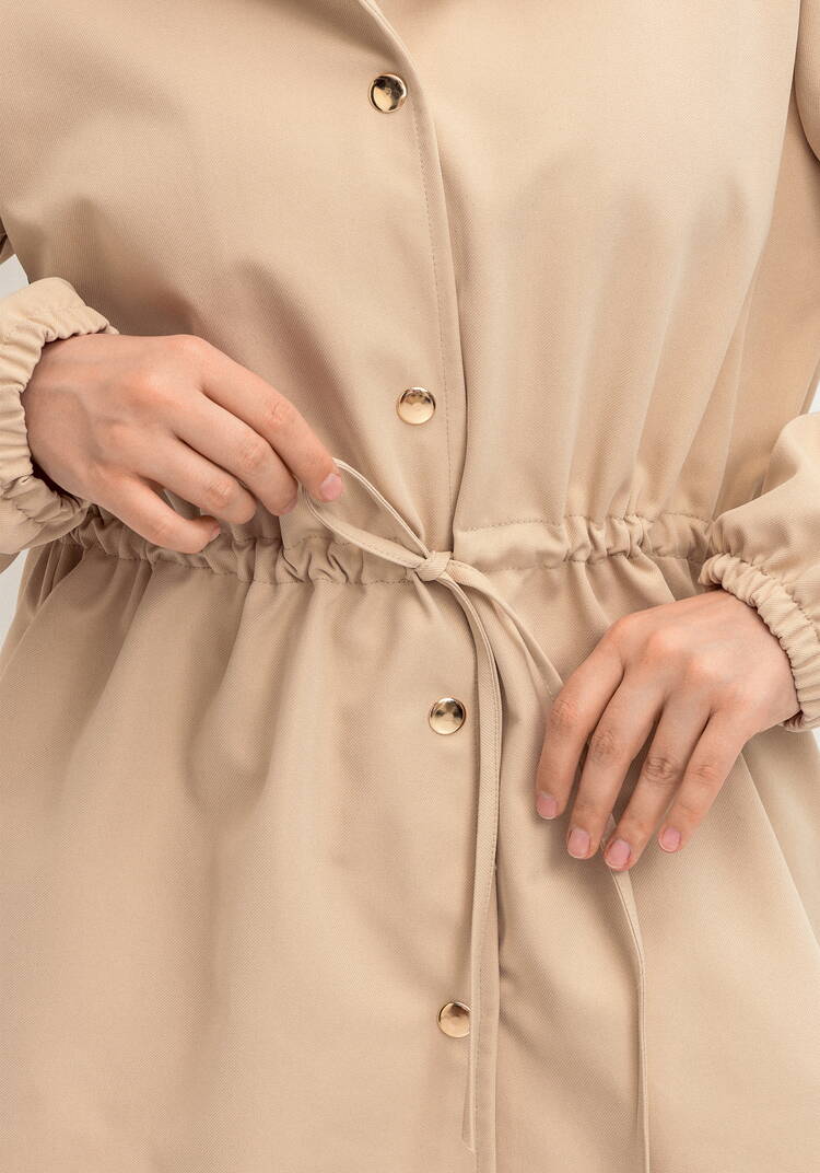 Ветровка с капюшоном и талии на кулиске шир.  750, рис. 6