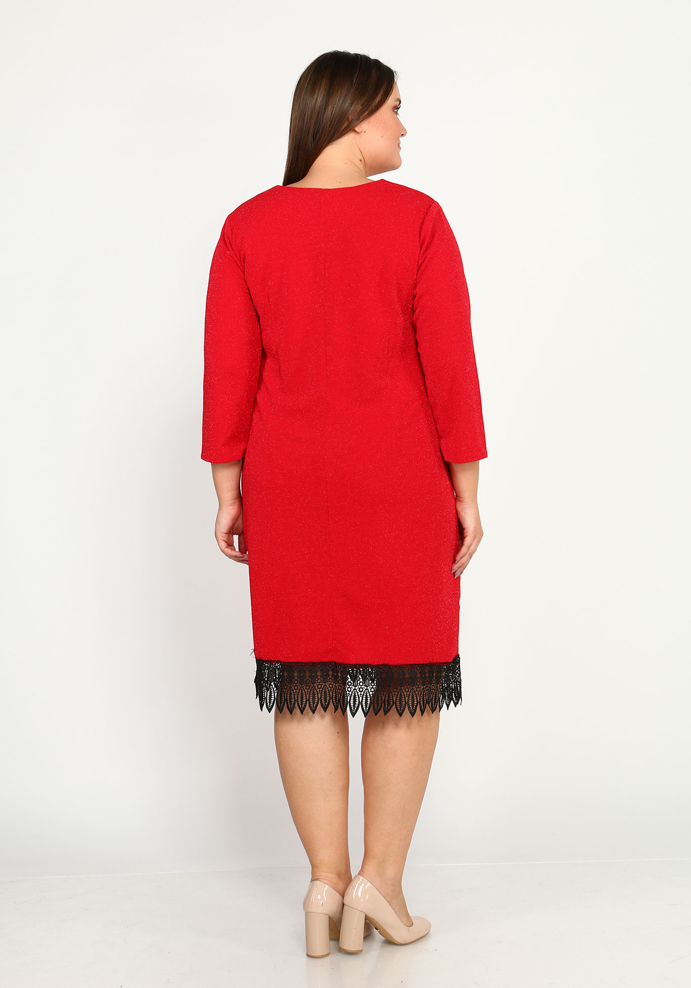 Платье "Чудесное мгновение" Likes, размер 54, цвет красный - фото 8