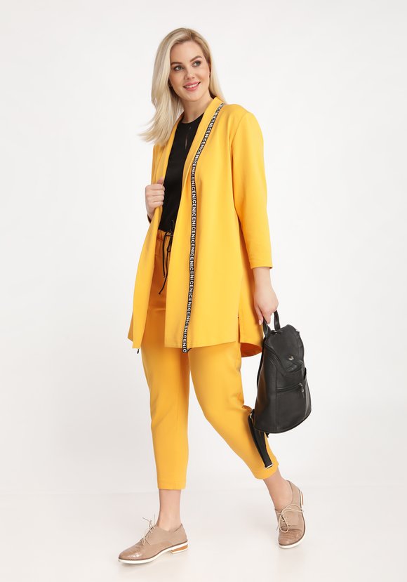 Кардиган с тесьмой шир.  580, рис. 8