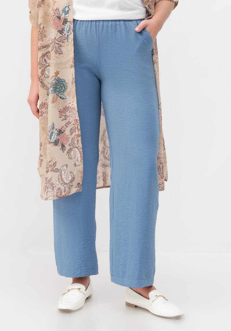 Брюки палаццо на резинке шир.  750, рис. 20