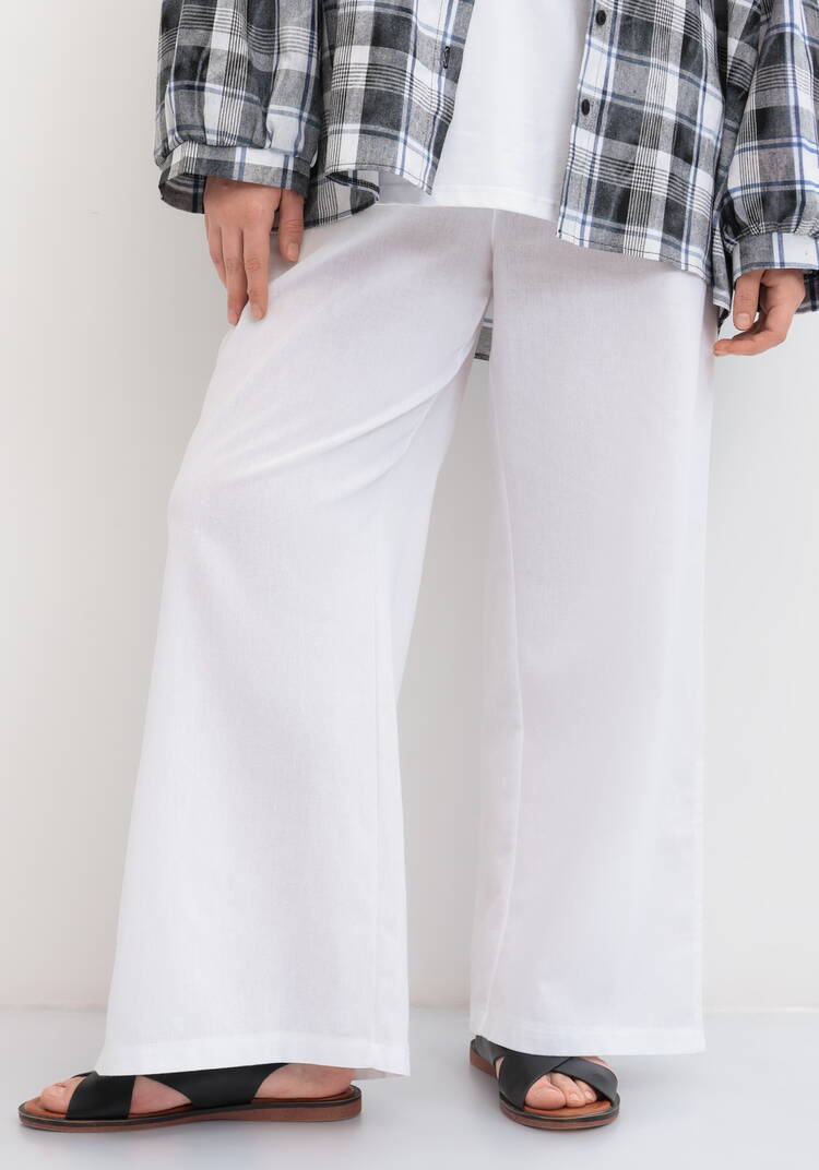 Брюки широкие на резинке со шнурком шир.  750, рис. 8