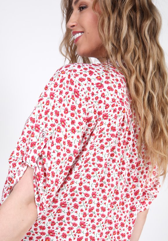 Блуза-рубашка Аленький цветочек шир.  580, рис. 13