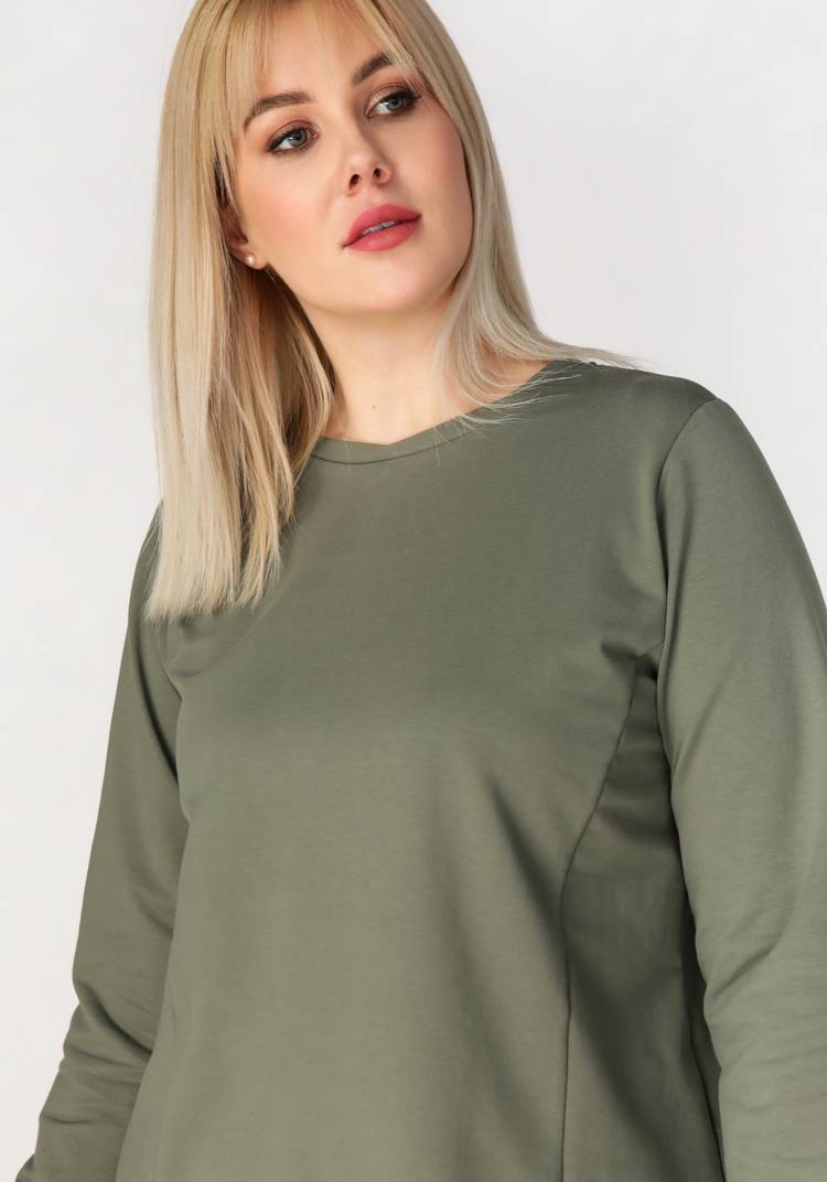 Свитшот с разрезами в рельефах шир.  750, рис. 9