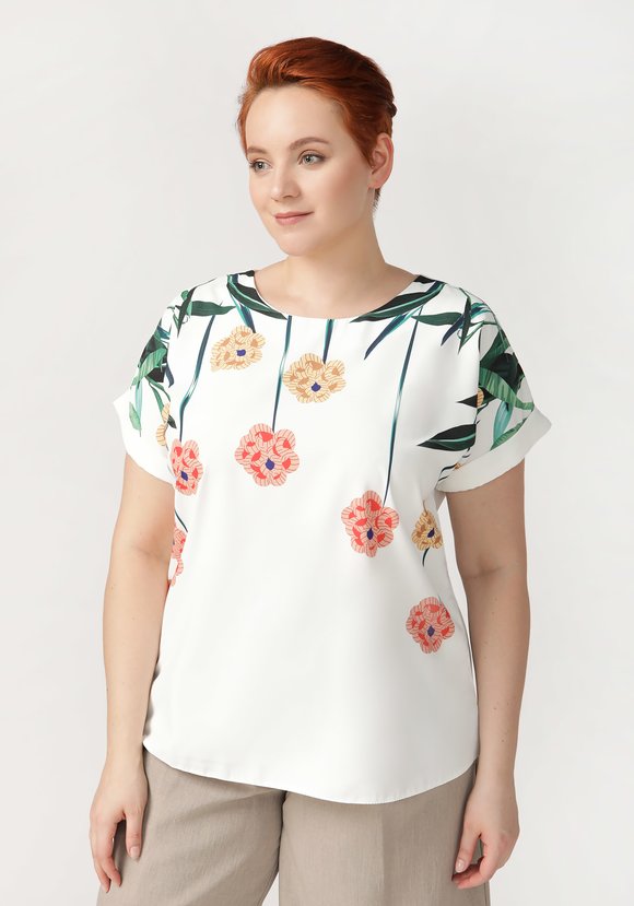 Блуза Небывалая красота шир.  580, рис. 1