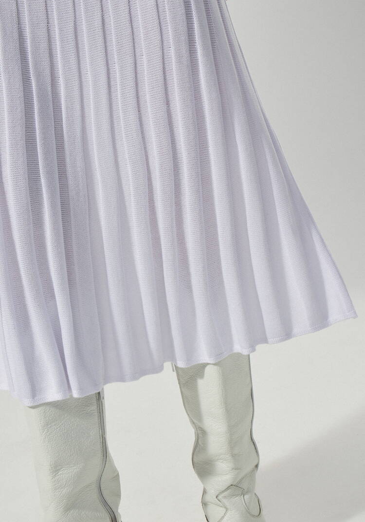 Юбка А-силуэта на резинке с имитацией плиссе шир.  750, рис. 6