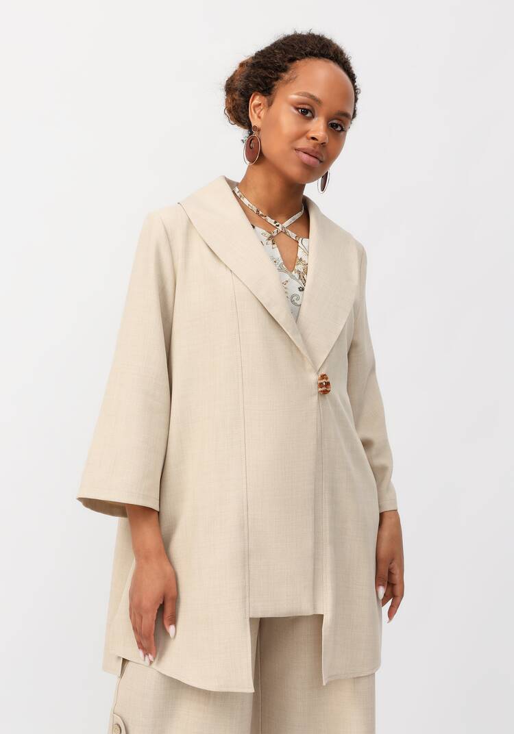 Кардиган с воротником шалька шир.  750, рис. 18