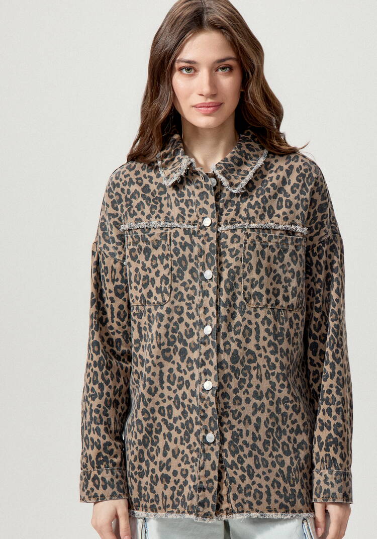 Джинсовая куртка с бахромой по краям шир.  750, рис. 4