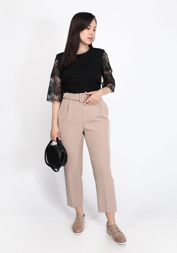 Топ-блуза с кружевным рукавом шир.  580, рис. 1