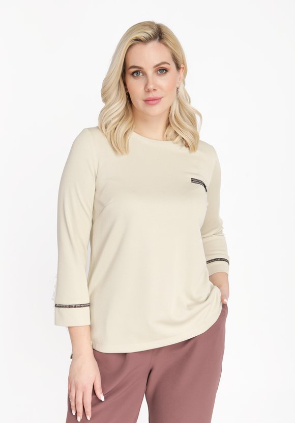 Блуза Выразительный образ шир.  580, рис. 1