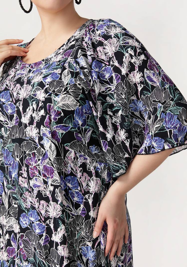 Платье Скромная улыбка шир.  750, рис. 10