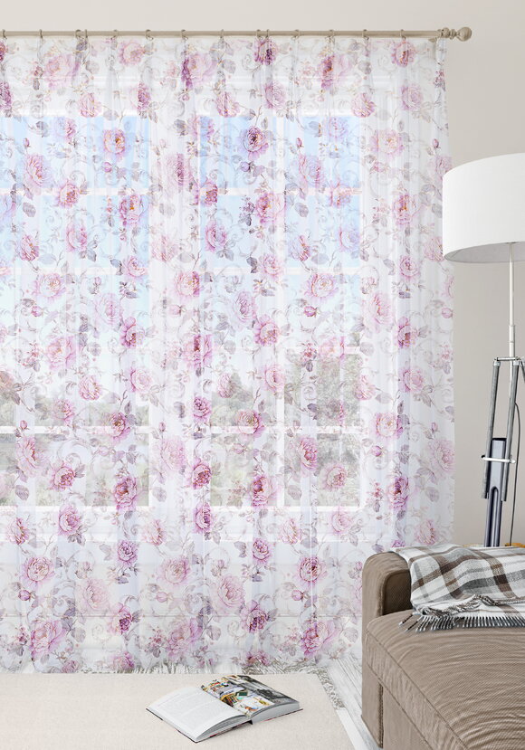 Тюль Загадка пиона шир.  580, рис. 6