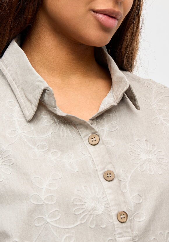 Рубашка с рукавом 3/4 и цветочным узором шир.  580, рис. 12