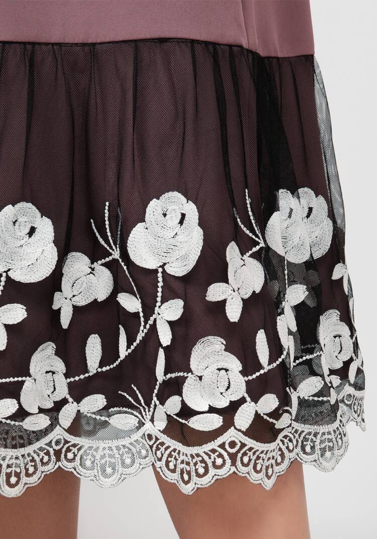 Платье А-силуэта с ажурной кокеткой шир.  750, рис. 6