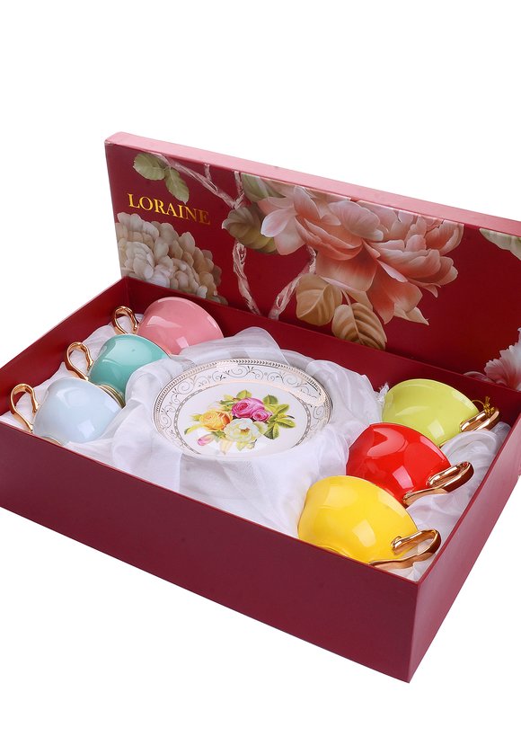 Фарфоровый чайный сервиз, на 6 персон шир.  580, рис. 2