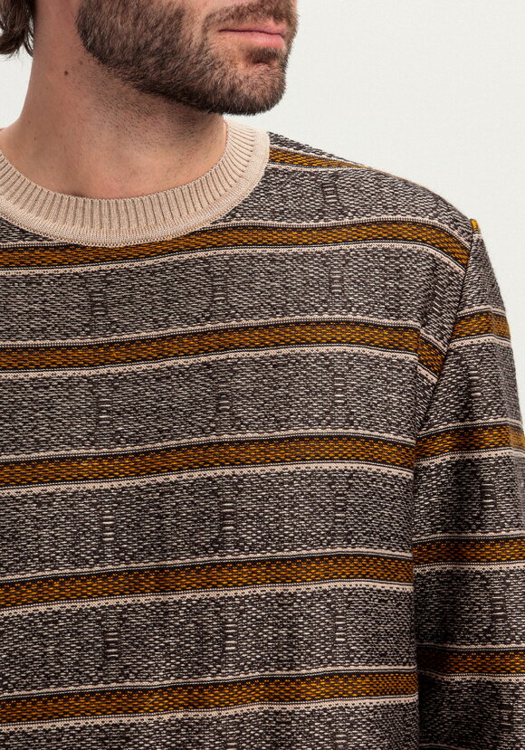 Джемпер в полоску с контрастными манжетами шир.  580, рис. 14