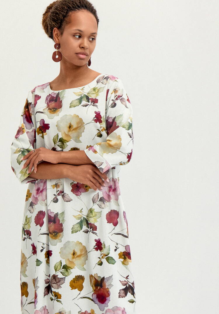 Платье свободного кроя изо льна шир.  750, рис. 18