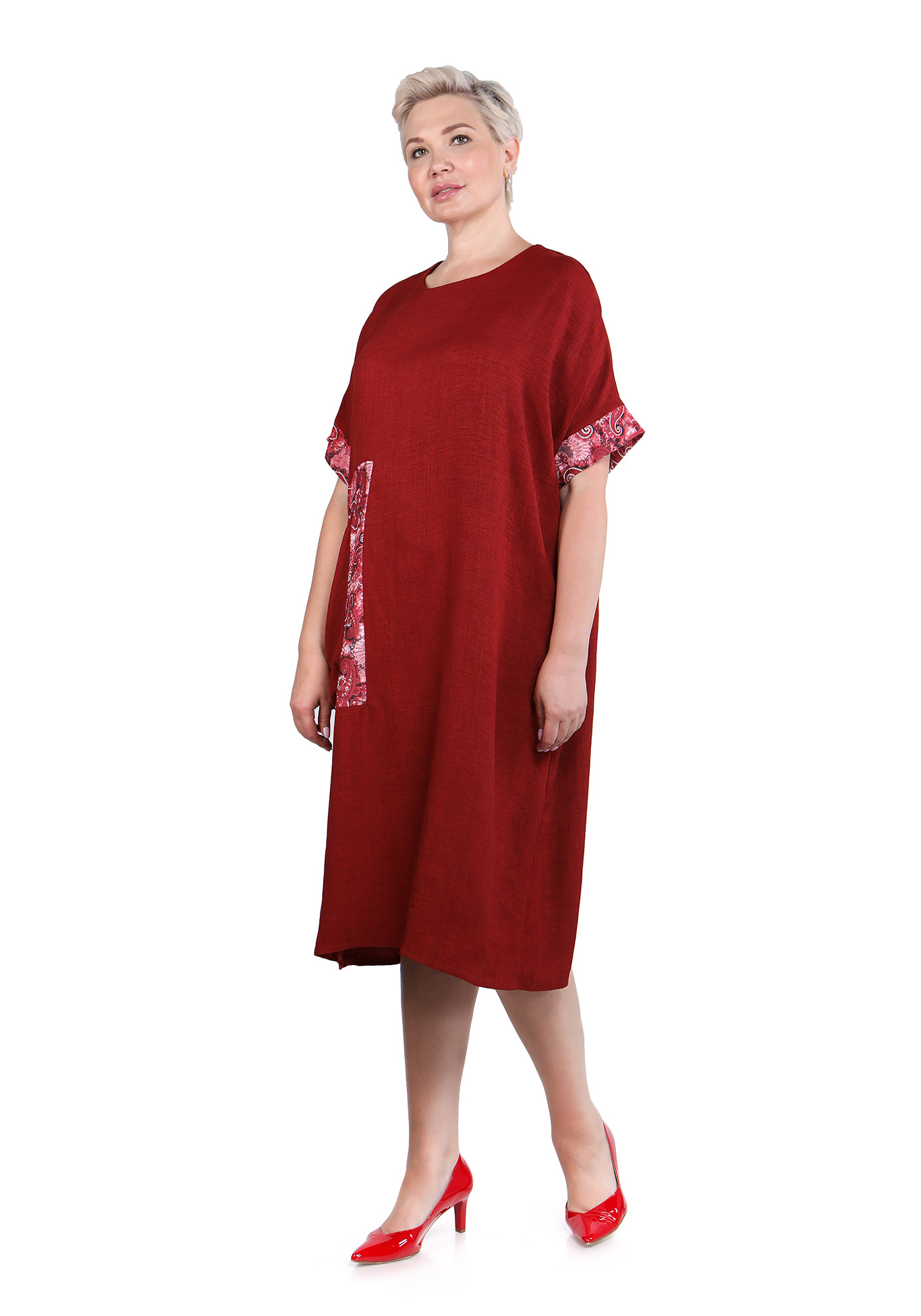Платье "Восточные чары" Frida, размер 48, цвет красный - фото 2