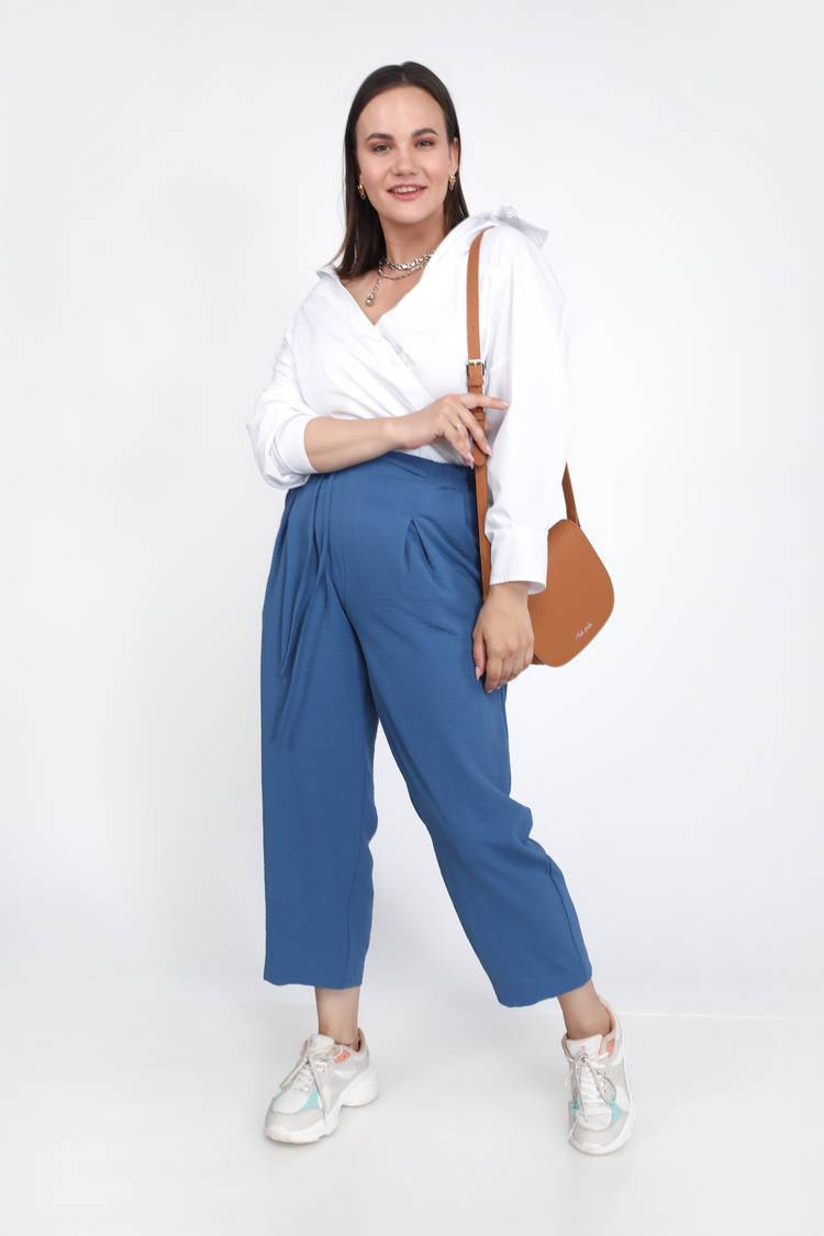 Брюки свободного кроя на эластичной ленте шир.  750, рис. 11