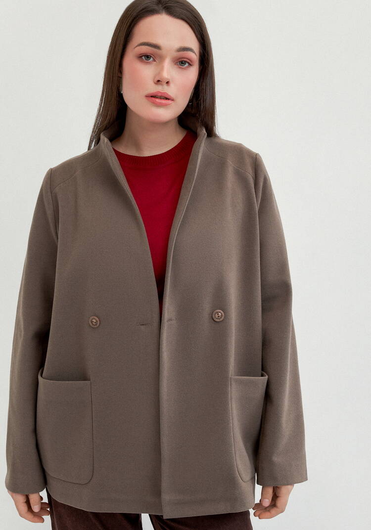 Пальто укороченное шир.  750, рис. 10