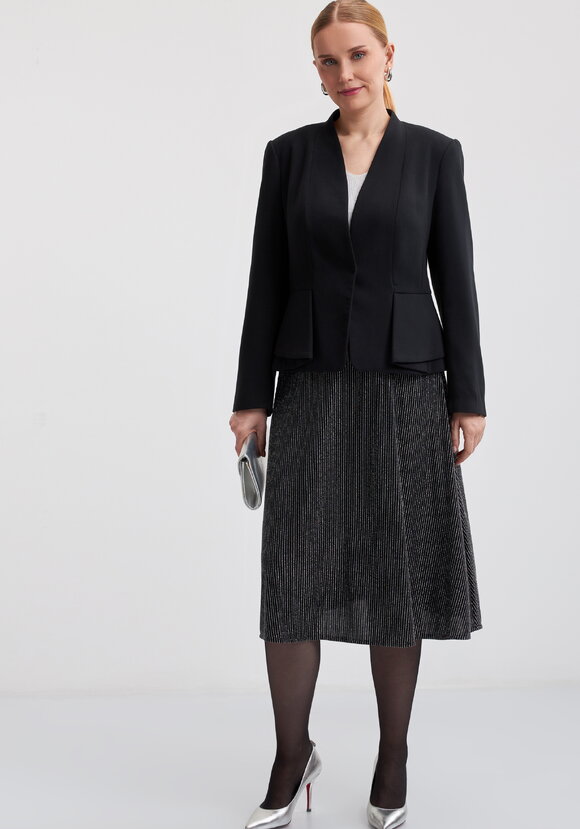 Юбка полусолнце с люрексом шир.  580, рис. 6