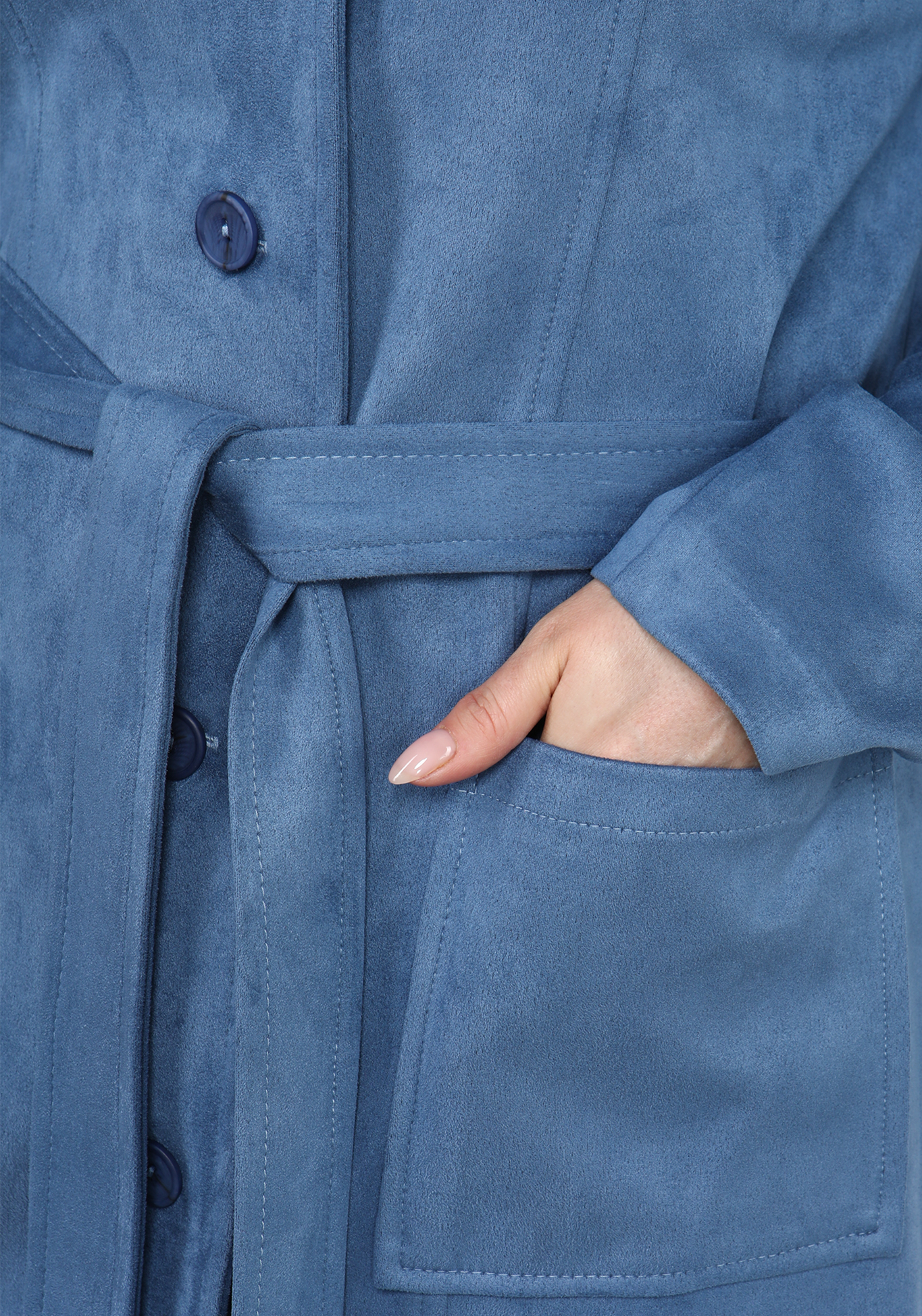 Кардиган из ткани под замшу "Элла" Julia Weber, размер 48, цвет бежевый - фото 8