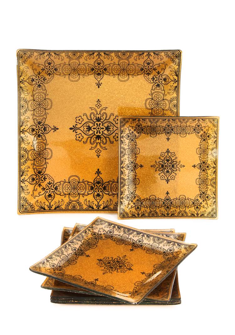 Набор из 6 тарелок и 1 блюда шир.  750, рис. 9