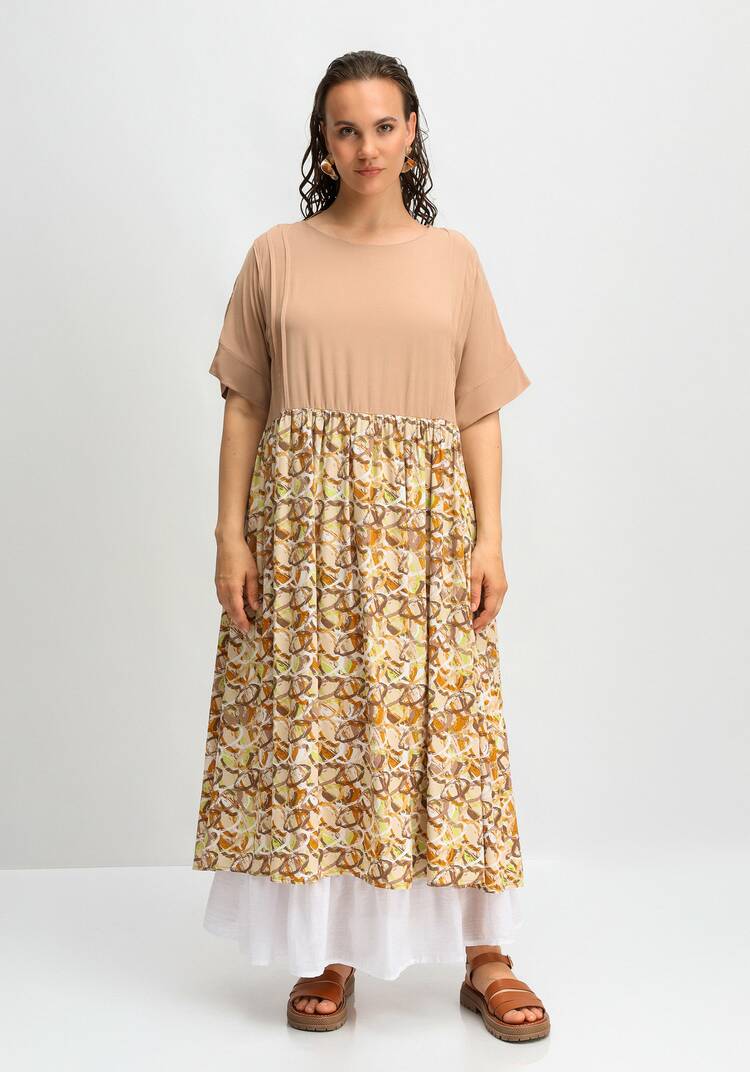 Платье с нижней юбкой в комплекте шир.  750, рис. 12