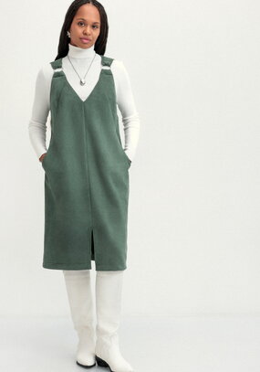 Сарафан замшевый