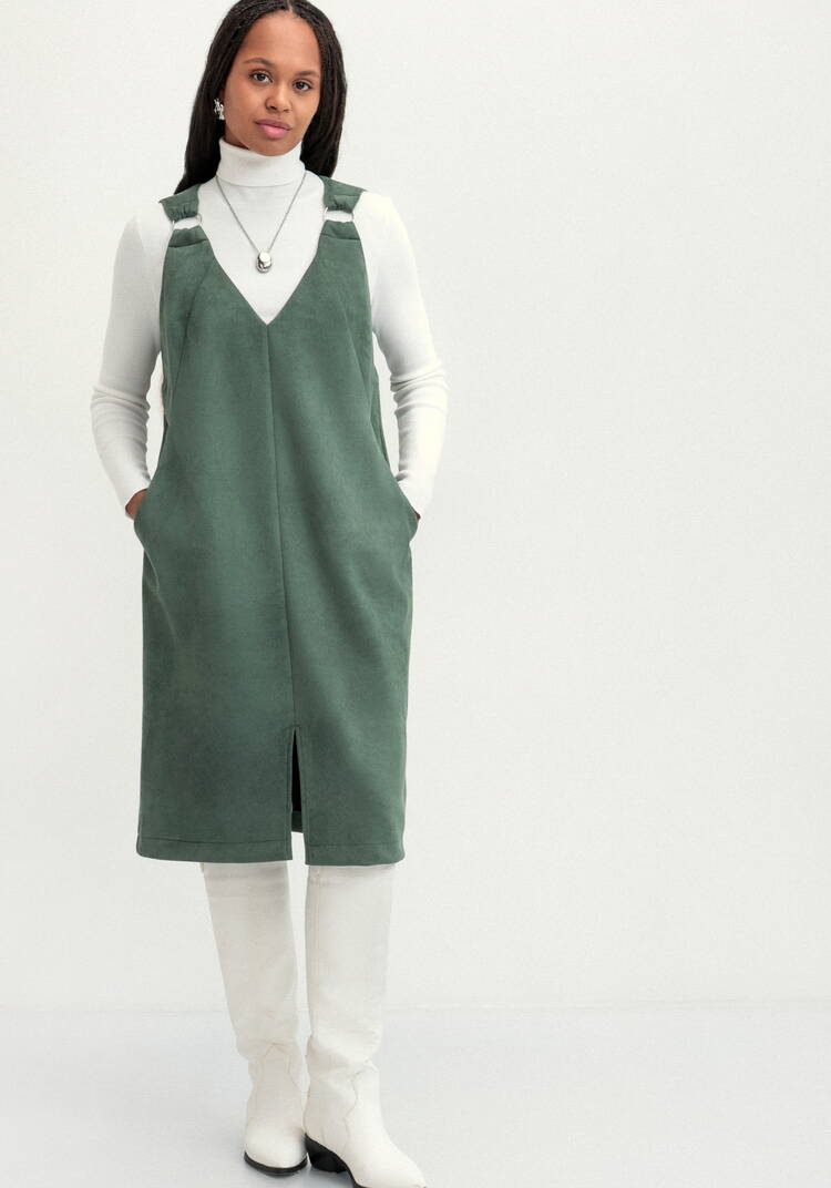 Сарафан замшевый шир.  750, рис. 9