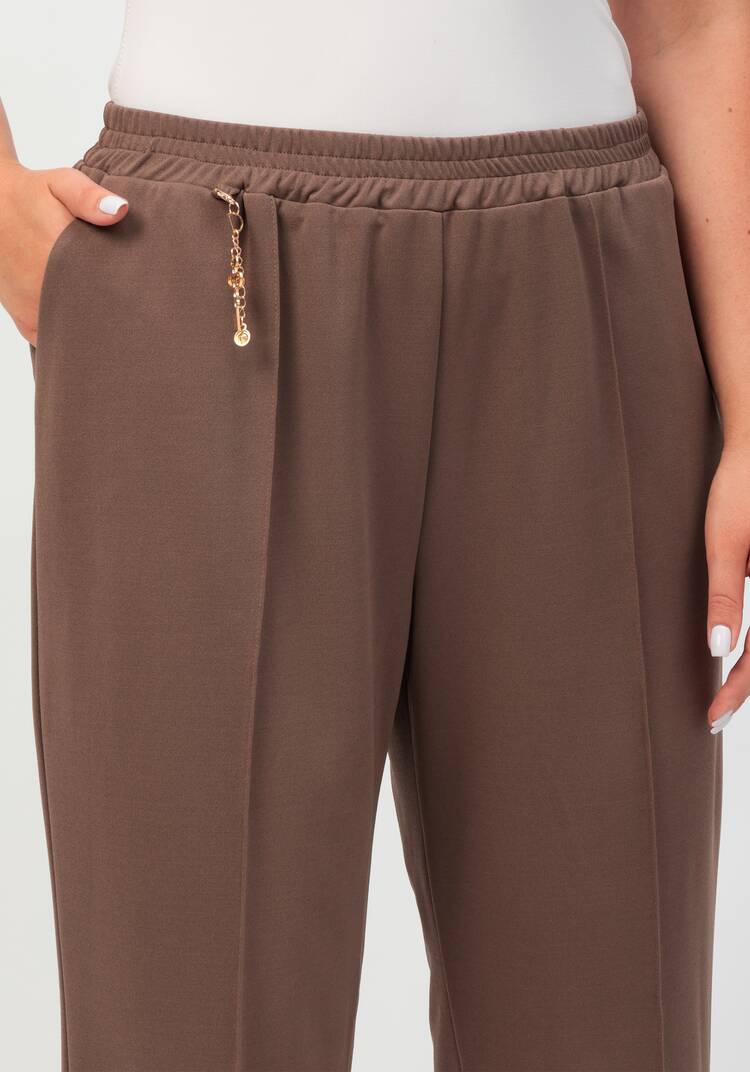 Брюки прямые на резинке по поясу шир.  750, рис. 5