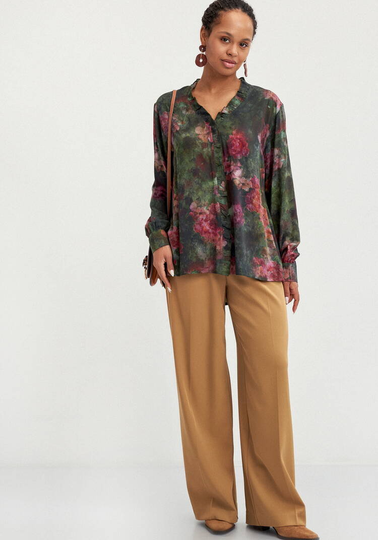 Блуза с потайной застежкой шир.  750, рис. 2