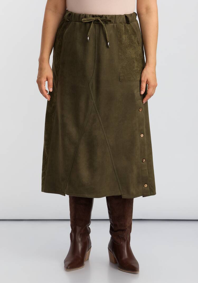 Юбка комбинированная на эластичной ленте шир.  750, рис. 13