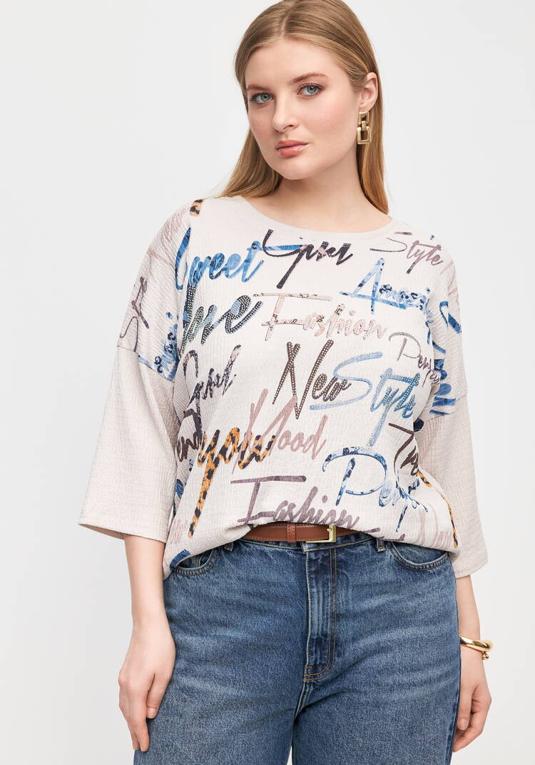 Блуза Поэзия души шир.  750, рис. 16