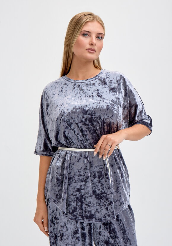 Костюм блуза с брюками Анфиса шир.  580, рис. 17