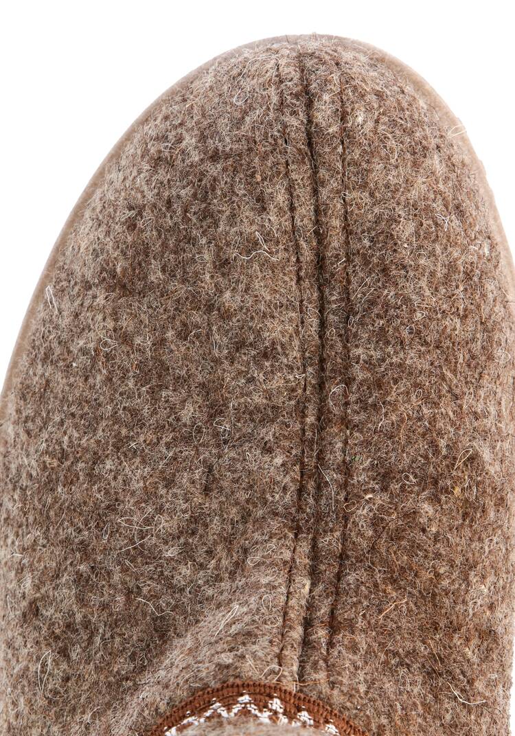 Ботинки женские из овчины, бежевые шир.  750, рис. 4