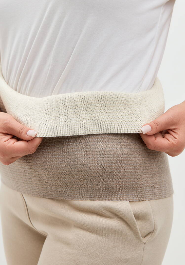 Пояс из собачьей шерсти Полярная ночь шир.  750, рис. 3