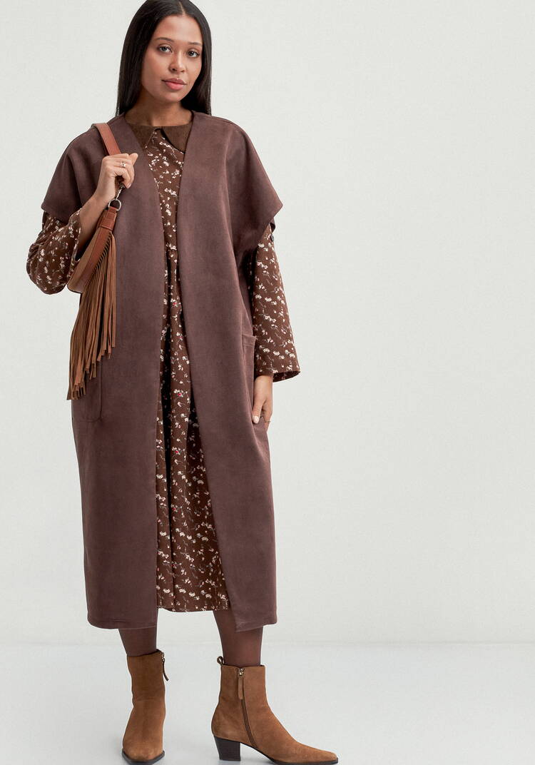 Жилет на запах со спущенным плечом шир.  750, рис. 8