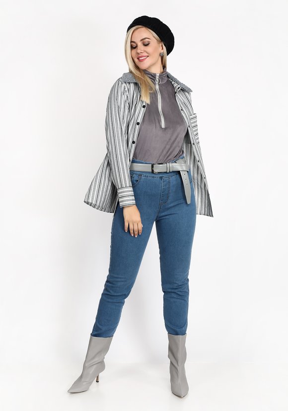 Блуза с драпировкой на рукавах шир.  580, рис. 11