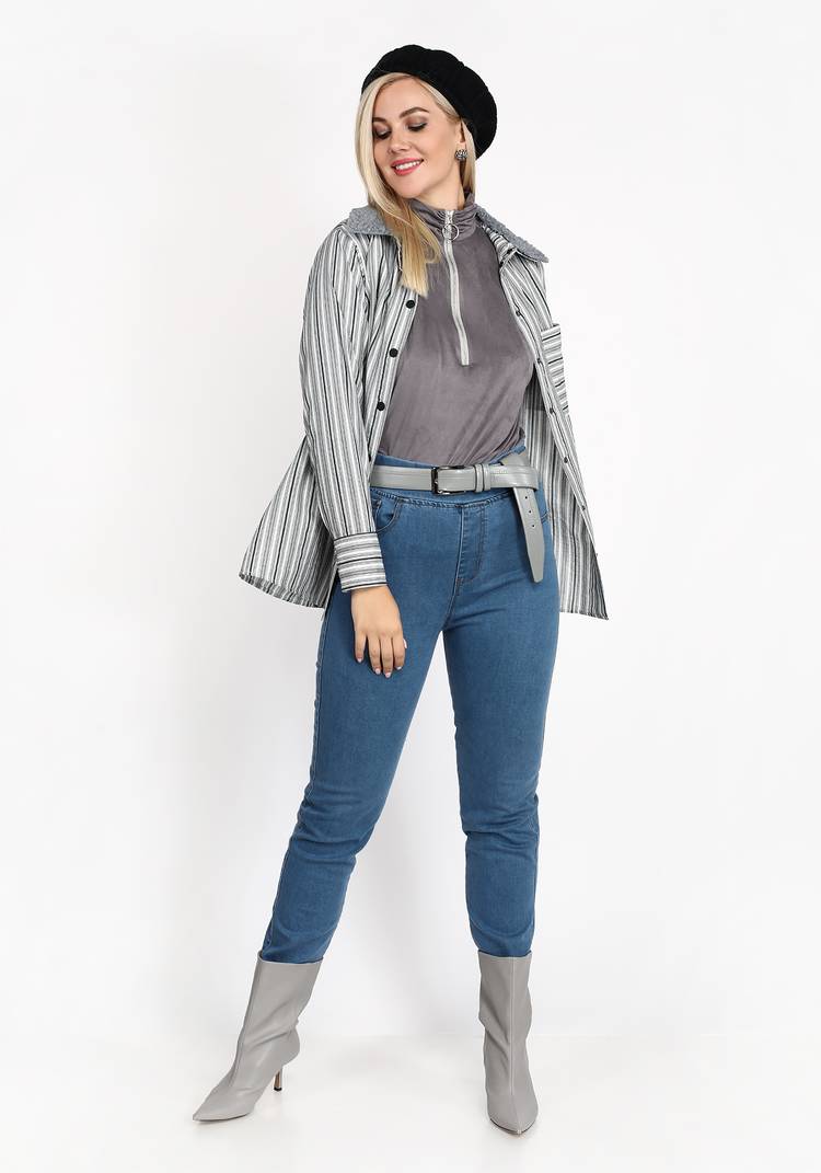 Блуза с драпировкой на рукавах шир.  750, рис. 11