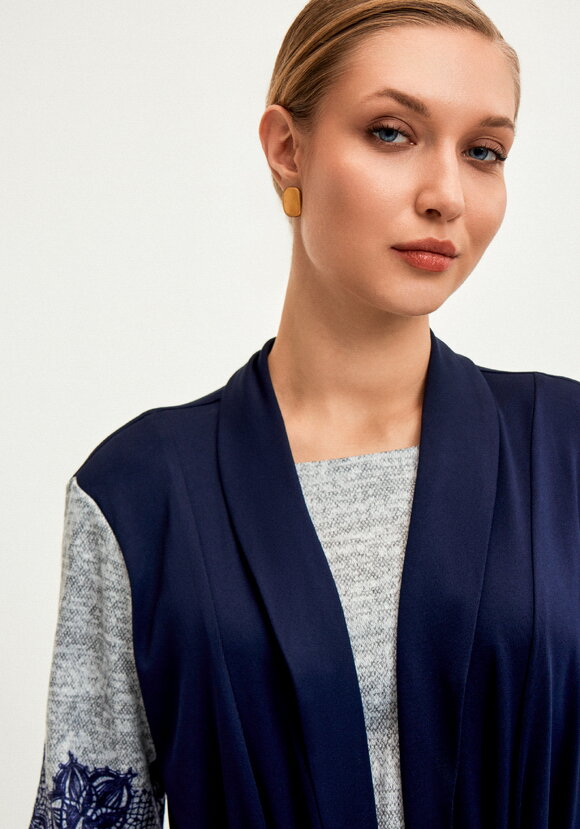 Плaтье с имитацией двойки шир.  580, рис. 12