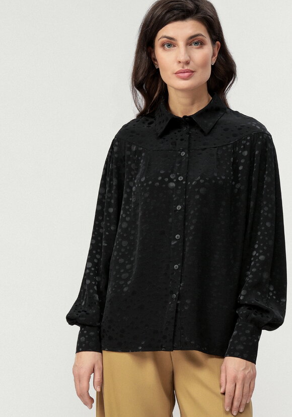 Блуза с шелковым рисунком в переплетении шир.  580, рис. 11