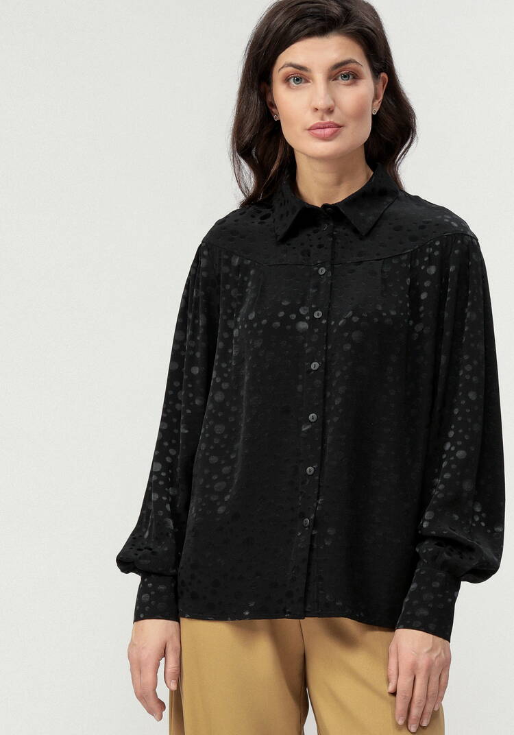 Блуза с шелковым рисунком в переплетении шир.  750, рис. 11